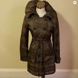 Billabong puffy belted peacoat